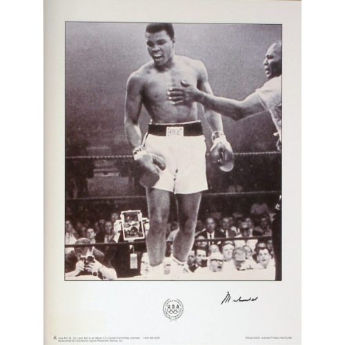 Muhammad Ali Signed Olympic Poster