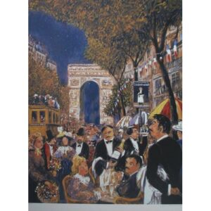 The Champs Elysees by Guy Buffet One