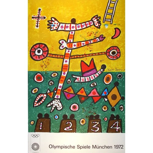 1972 Olympische Spiele Munchen Class 2 by Alan Davie