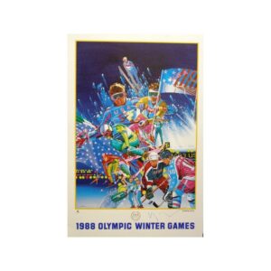 1988 Us Winter Olympic Team Print by Hiro Yamagata