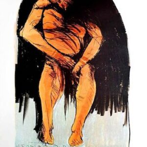 Man 21 1976 Olympics by Lenard Baskin Vintage Poster