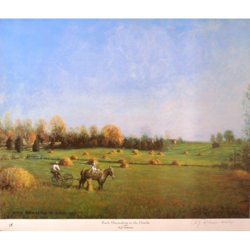 Early haymaking in the Ozarks