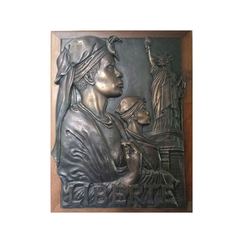 French West Indian Bas Relief by Calvin Massey One