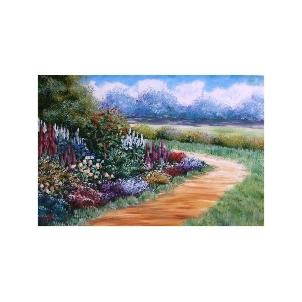 “Garden Prominade.” A garden with a pathway.