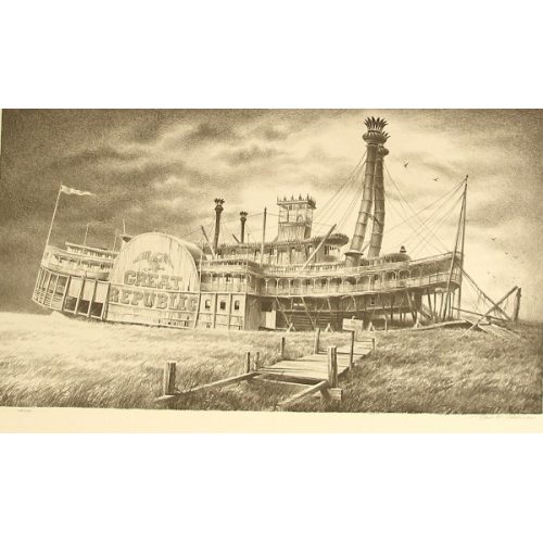 Robert W Addison Signed Great Republic Numbered Steamship