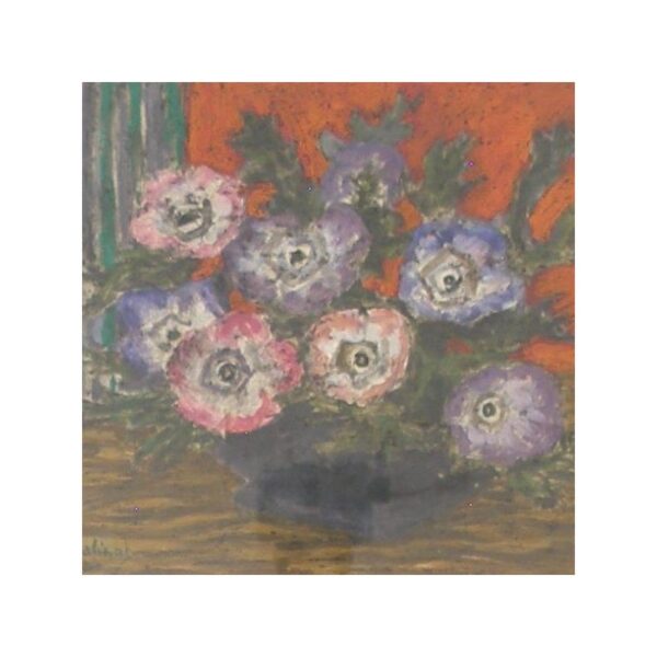 Untitled (Violets) Original  Oil Painting - Image 2