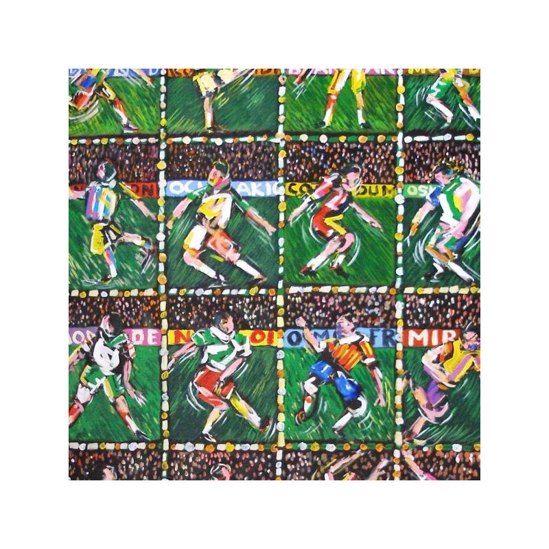 World Cup Soccer Original Painting by Guy Buffet