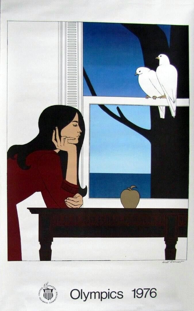 Will Barnet 1976 Montreal Olympic Poster